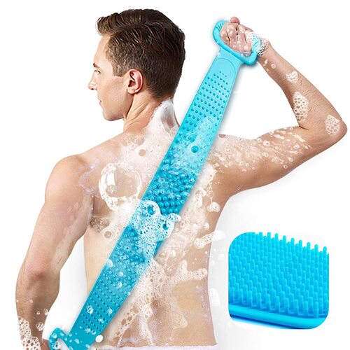Dual-Sided Silicone Back Scrubber – Refresh, Exfoliate, Relax