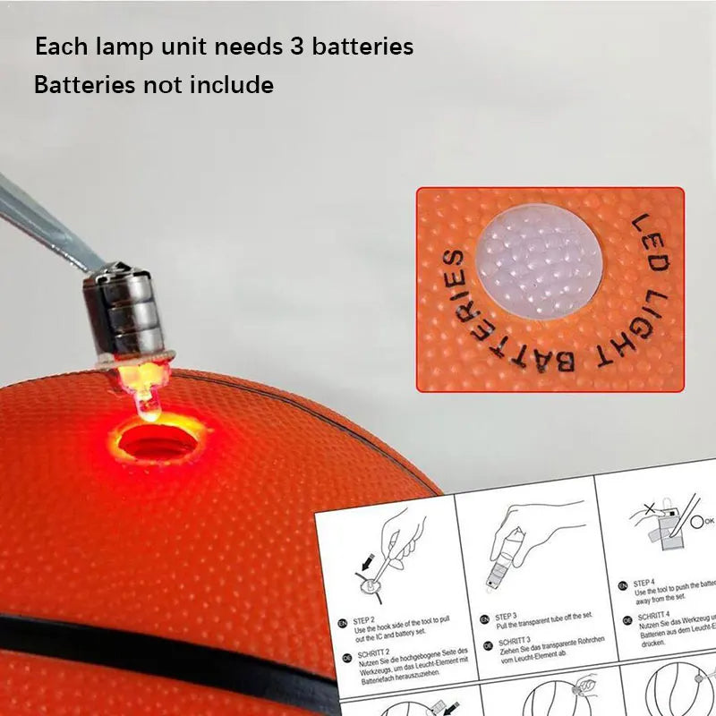 Light Up the Court, Anytime - LED Glowing Basketball