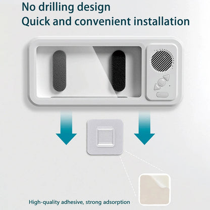 Shower Phone Holder with Speaker